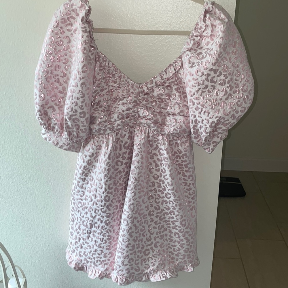 Puff sleeve dress